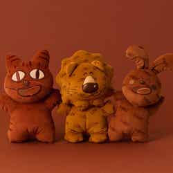 ぬいぐるみ(3種:ねこ・らいおん・うさぎ)各9,680円※オリジナルバッグ(Sサイズ)付き/提供画像