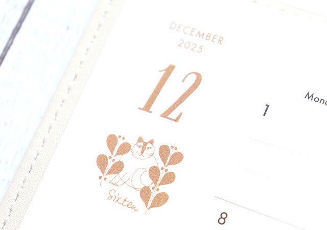 スケッチねこ リサ・ラーソン2026年スケジュール手帳スケッチねこ