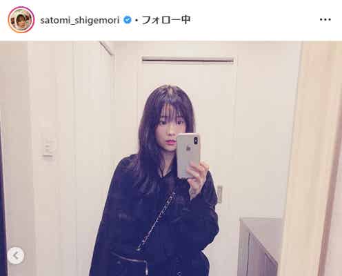 重盛さと美の色白美脚にドキッ「憧れのスタイル」と注目集まる