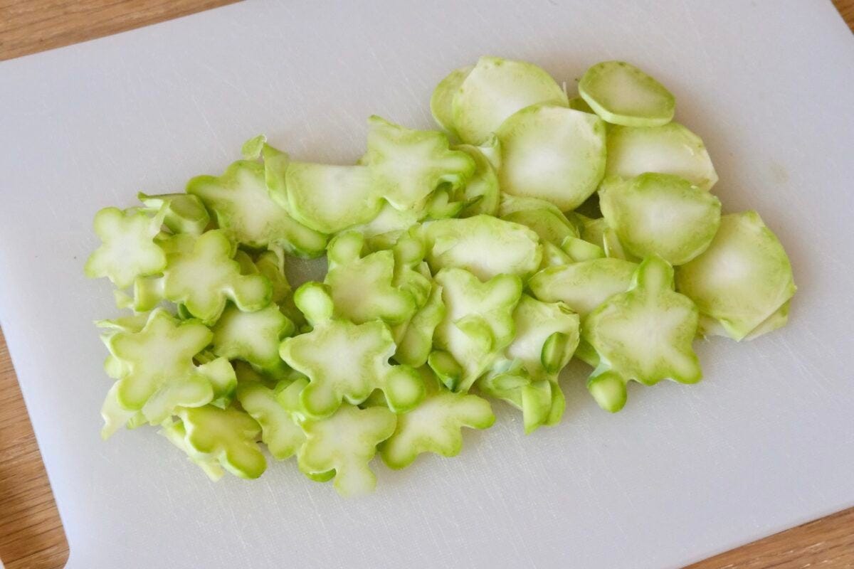 ベッキー ブロッコリーの茎で作る中華風おつまみ