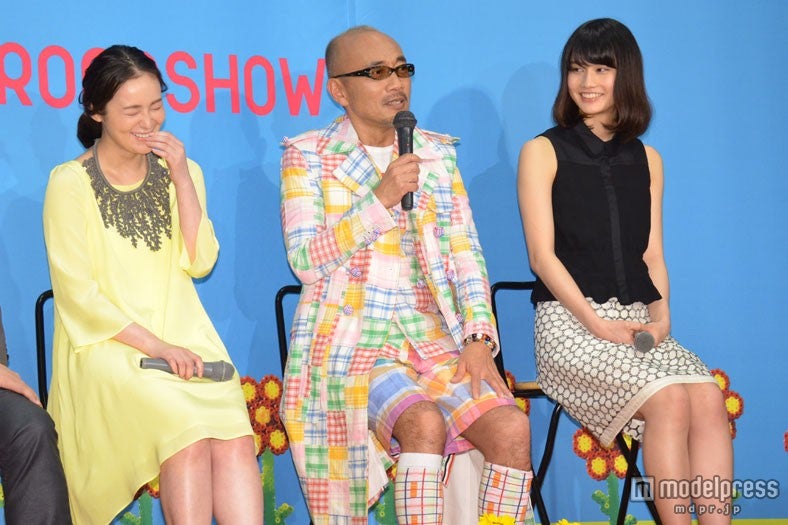 貫地谷しほり、竹中直人、橋本愛