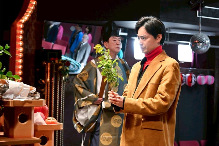 坂東彌十郎、菅田将暉「もしもこの世が舞台なら、楽屋はどこにあるのだろう」第5話(C)フジテレビ