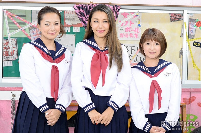 （左から）三船美佳、鈴木紗理奈、矢口真里