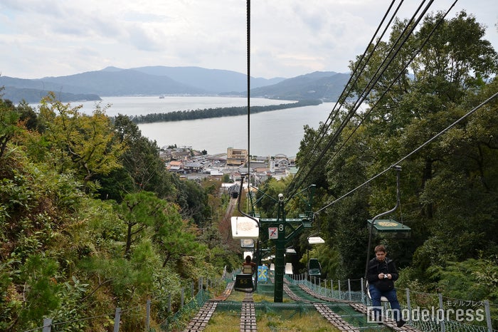 ケーブルカー・リフトから見える天橋立（C）ビューティーガール