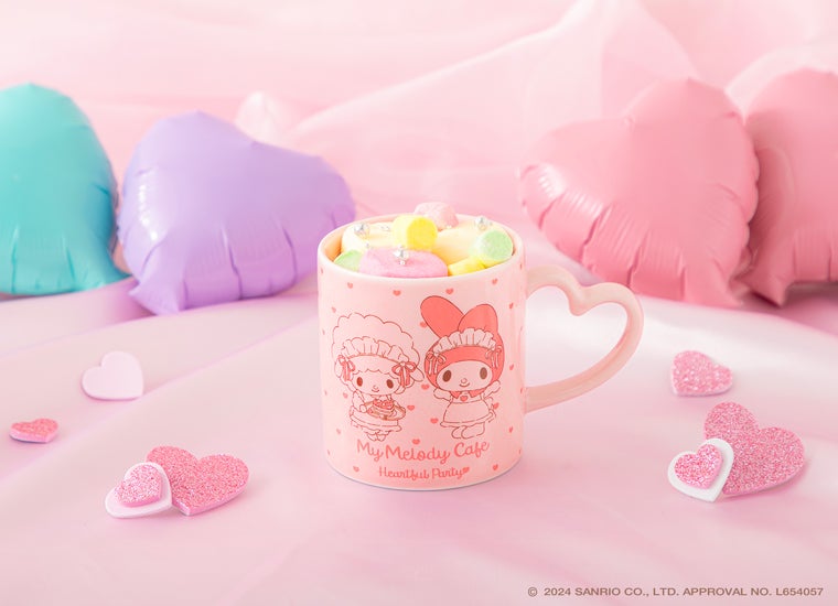 ましゅまろほっとみるく税込990円（C）2024 SANRIO CO．，LTD．APPROVAL NO．L654057