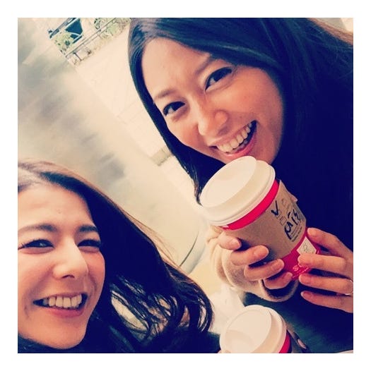 スザンヌ、里田まい/スザンヌオフィシャルブログ(Ameba)より