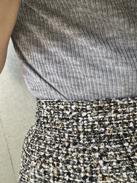 GU 高見えスカート ツイード素材 GU 高見えスカート ツイード素材 生地感