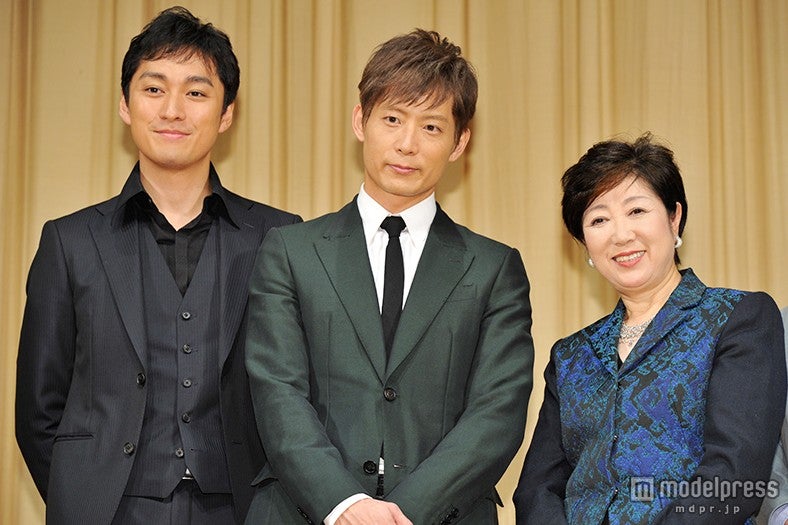 左より：渡辺大、黒木啓司、小池百合子衆議院議員