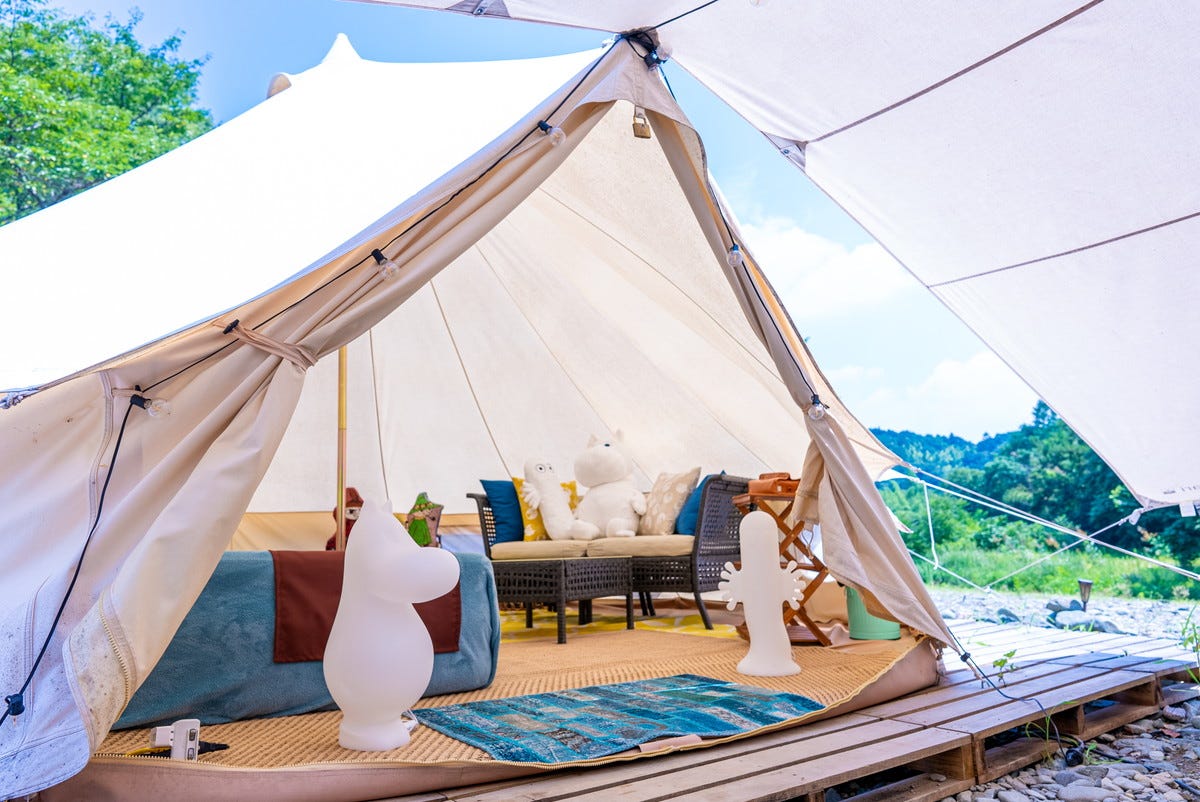 “日本初”グランピング仕様の「ムーミンスペシャルルーム」埼玉に登場