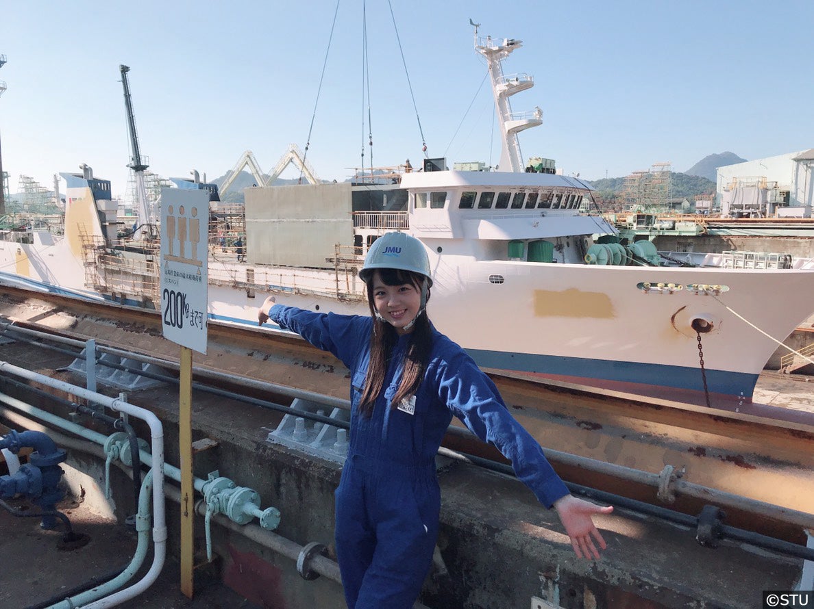 STU48の船上劇場、完成時期発表　メンバーが一足先に見学