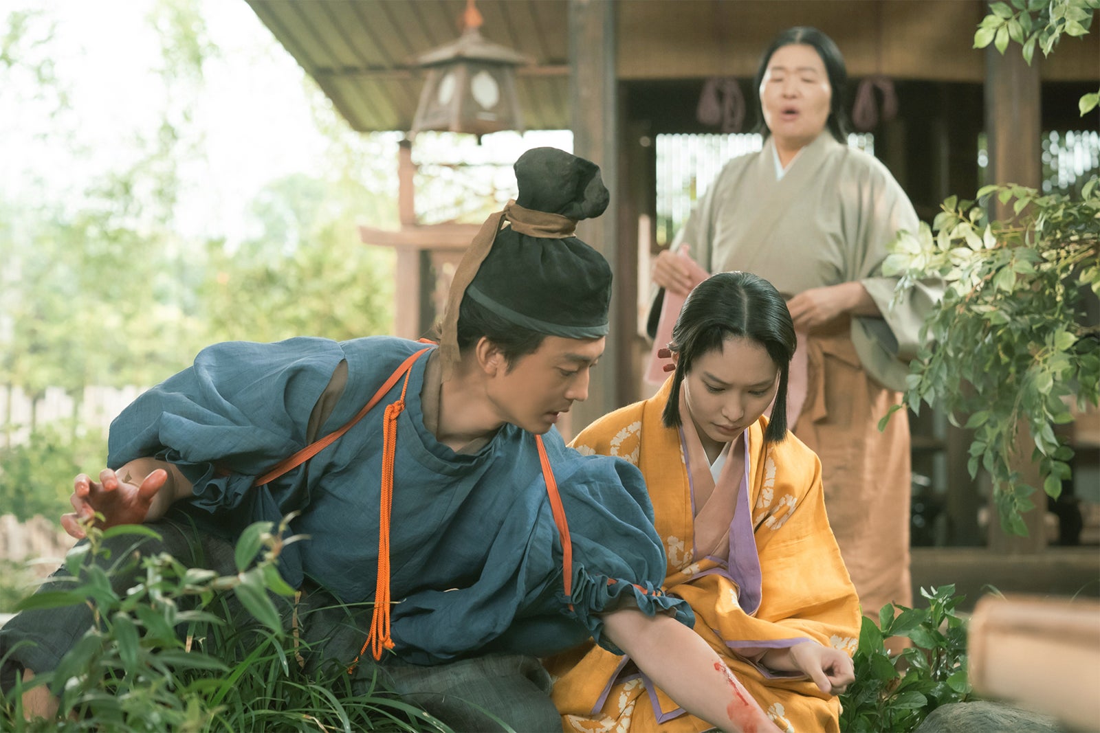 伊藤健太郎、南沙良、信川清順「光る君へ」第42話（C）NHK