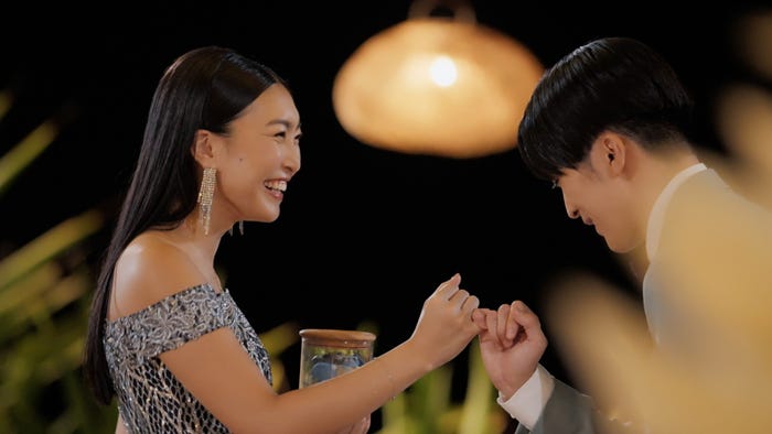 武井亜樹、北森聖士『バチェロレッテ・ジャパン』シーズン3エピソード1(C)2024 Warner Bros. International Television Production Limited. All Rights Reserved