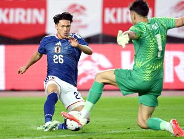 塩貝健人 待望代表初ゴール 勝ち越しV弾に歓喜「チャンスをもらった中で（チームを）勝たせられたことは良かった」