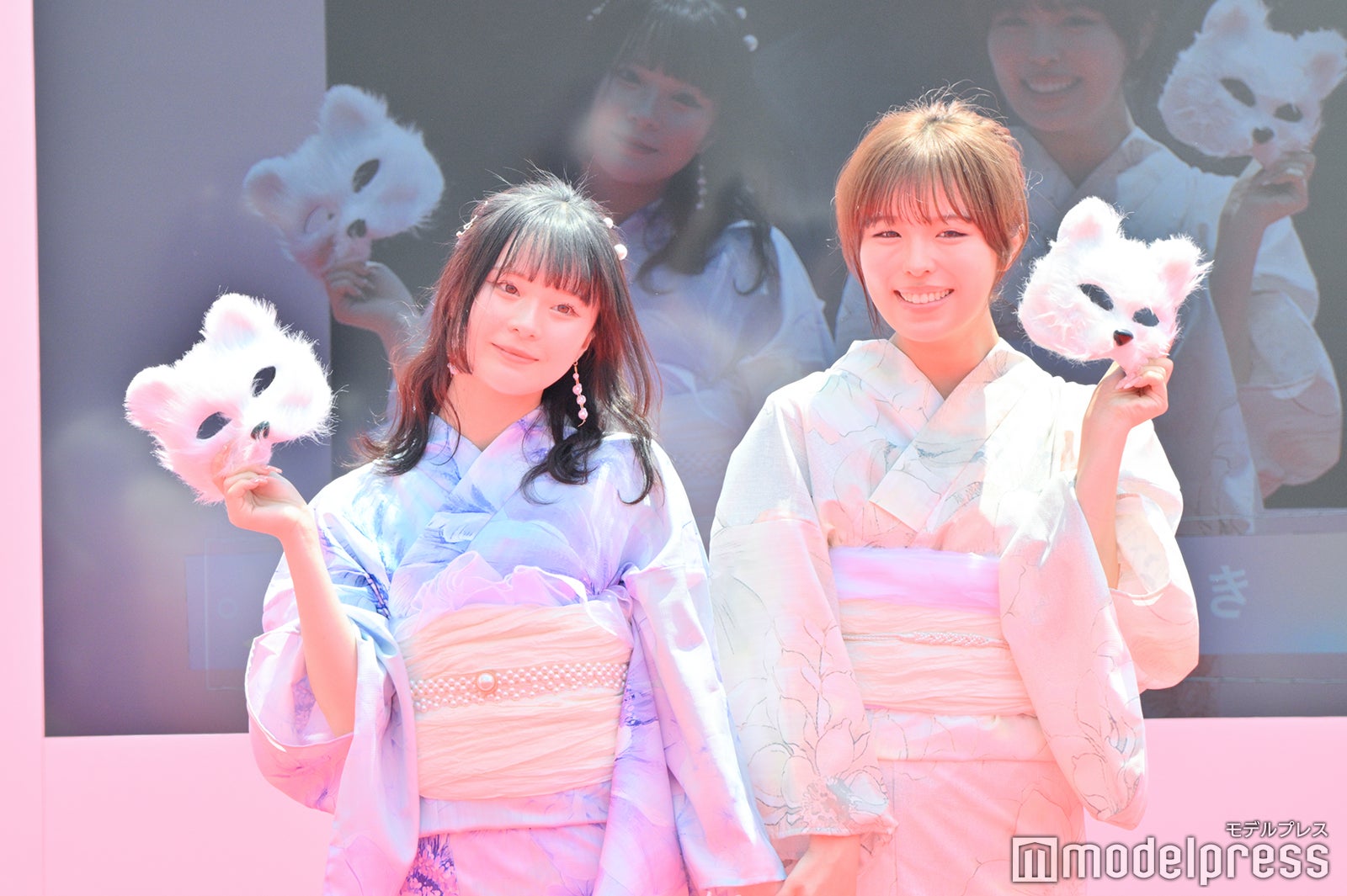 さくら＆おさき、浴衣姿でペアランウェイ トップバッターで