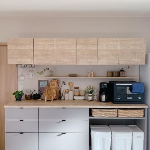 可愛いキッチンのインテリア実例 ナチュラル カフェ風が素敵なみんなのお家を拝見 モデルプレス