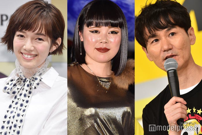 (左から)佐藤栞里、ブルゾンちえみ、南原清隆(C)モデルプレス