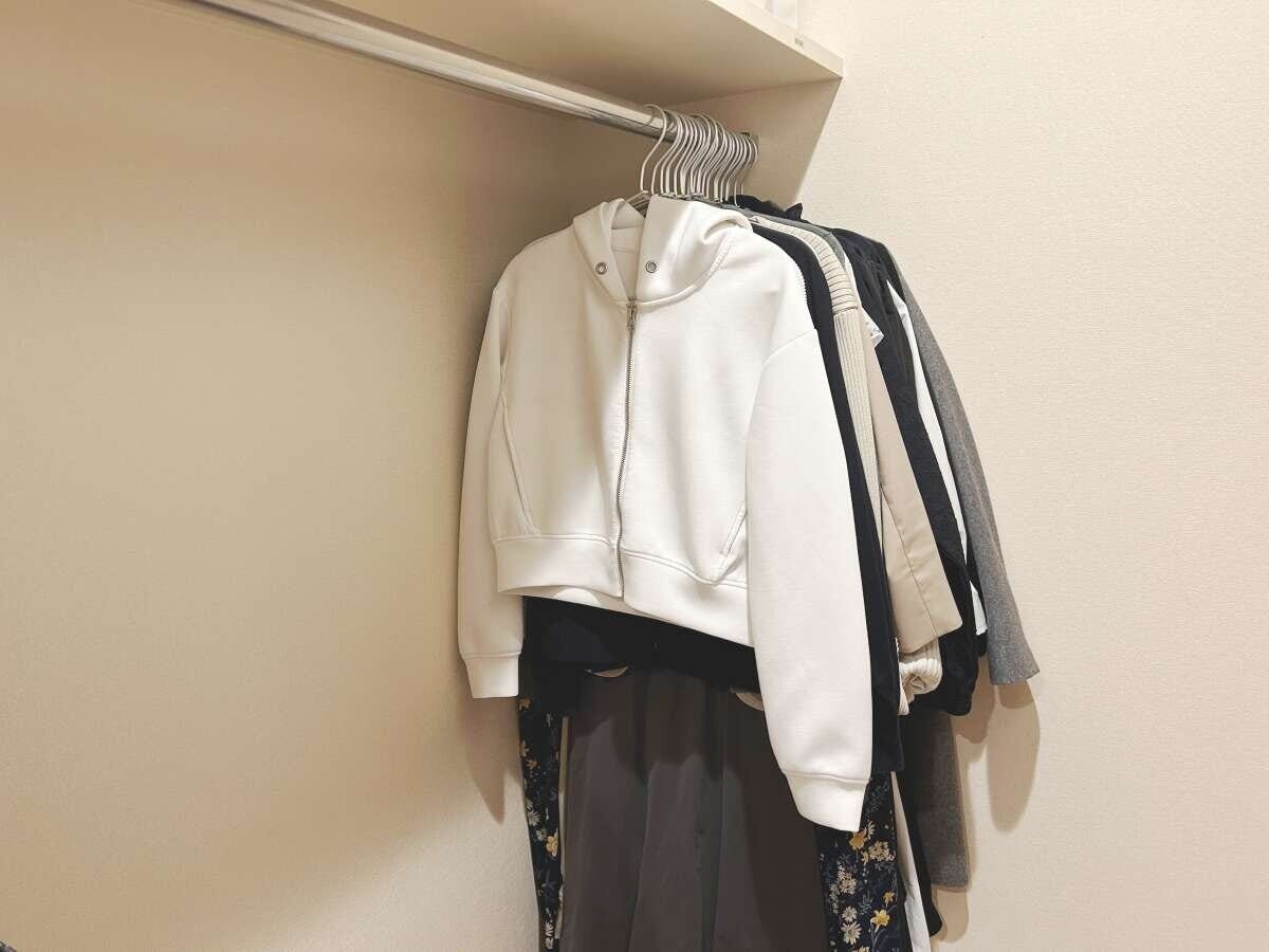 整ったクローゼット