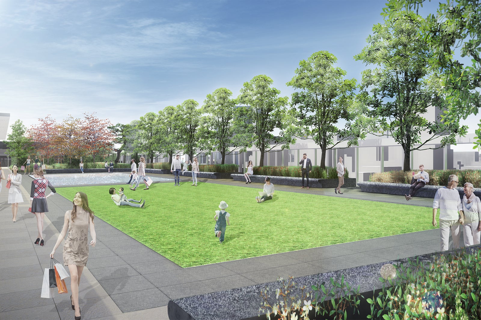 屋上庭園イメージ／画像提供：住友商事