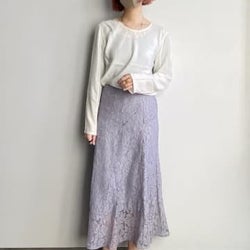 GUの新作、これ大当たり!2490円の「レーススカート」が上品でめちゃ高見えします!