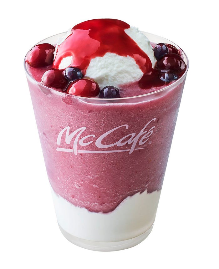 ミックスベリー&葡萄スムージー/画像提供:日本マクドナルド