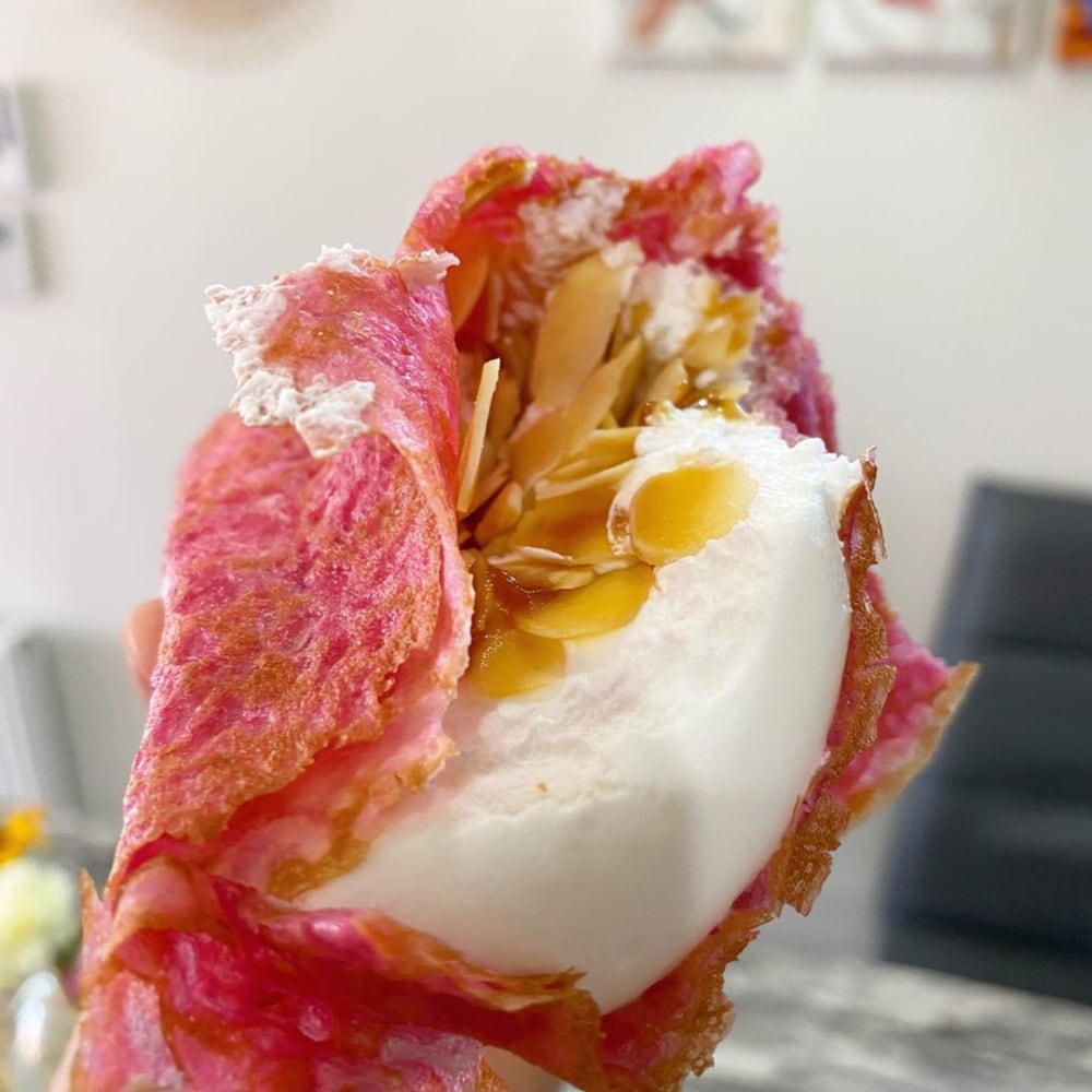 コストコクレープのピンク