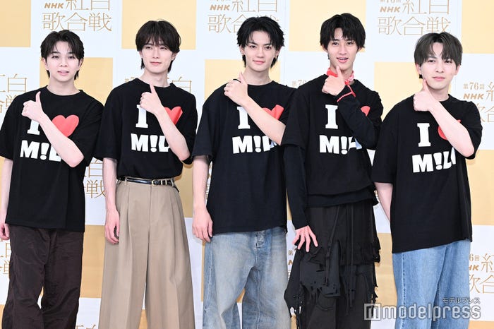 塩崎太智、山中柔太朗、佐野勇斗、曽野舜太、吉田仁人/M!LK(C)モデルプレス