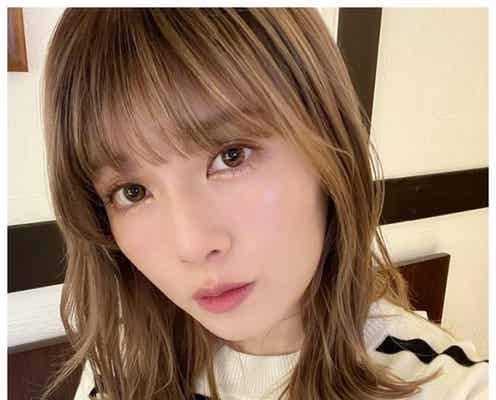 宇野実彩子、ロングへアカットでイメチェン「3年以上伸ばした」