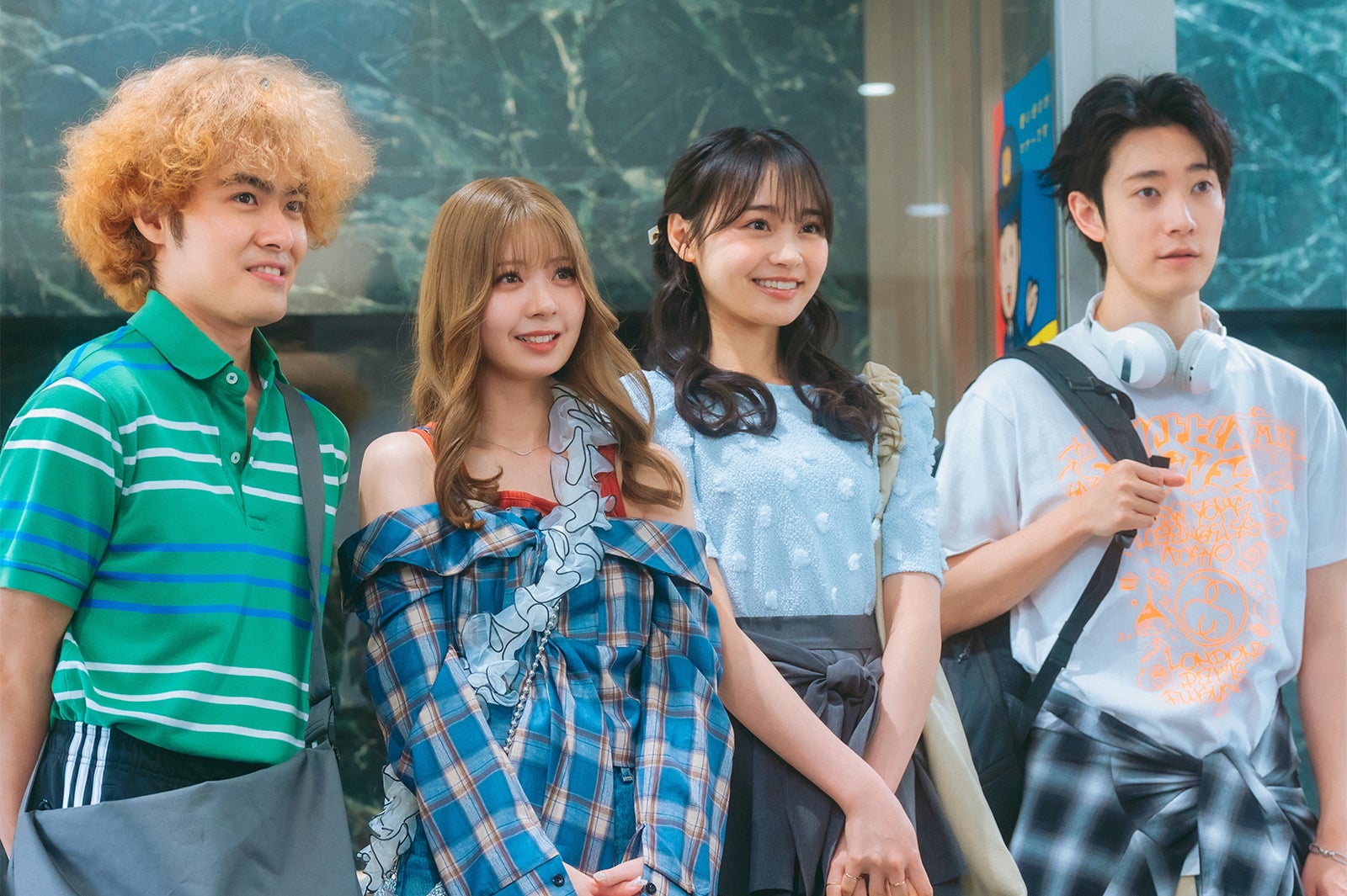 加部亜門、星乃夢奈、林芽亜里、大友一生「もうパパ！」第1話（C）ABCテレビ