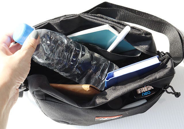 宝島社　雑誌　付録　MonoMax　ナンガ　ショルダーバッグ　容量　サイズ　500mlペットボトル