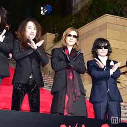 X JAPAN（左から）HEATHさん、PATA、YOSHIKI、Toshl、SUGIZO （C）モデルプレス