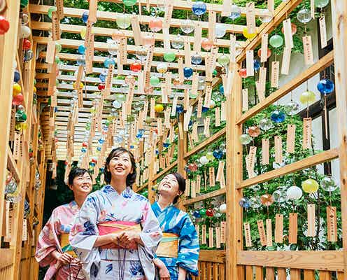 「川越氷川神社 縁むすび風鈴」50万人殺到の人気催事、風鈴2,000個が奏でる夏の音色