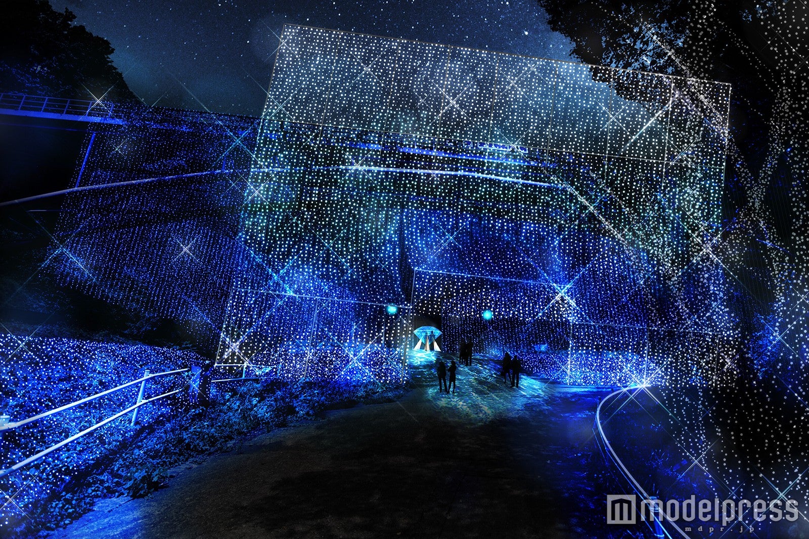 光のナイアガラ／画像提供：富士急行