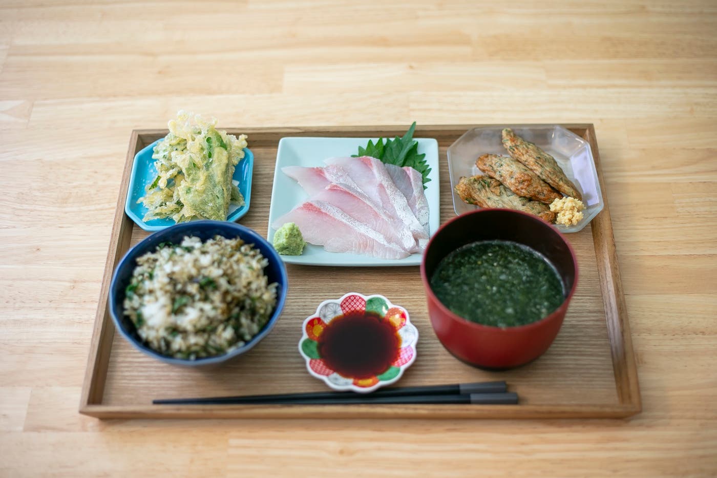Niijima定食(提供写真)