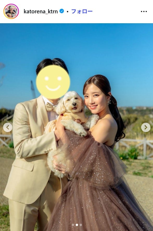 加藤玲奈Instagramより