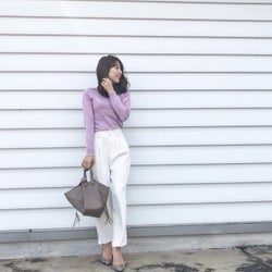今シーズンは ラベンダー ホワイト が可愛い 大人女子の大人カジュアルコーデ5選 モデルプレス