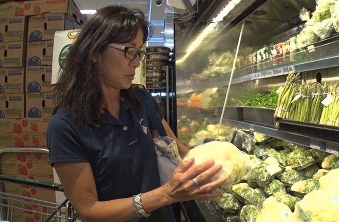 カリフラワーが1200円?(画像提供:毎日放送)