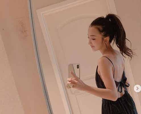 板野友美、背中大胆SEXYショットに反響