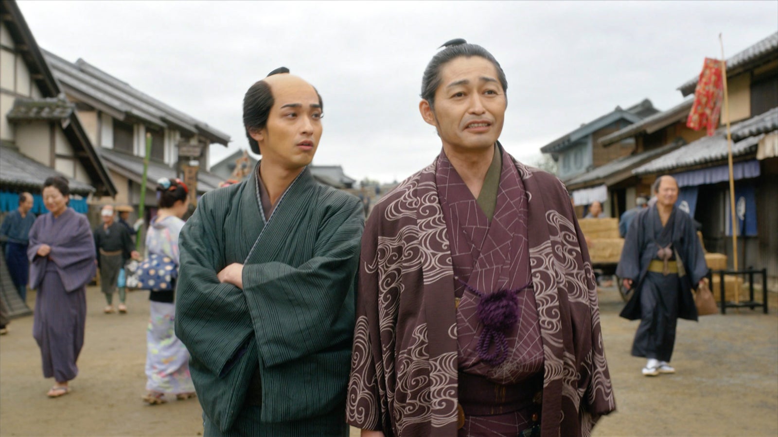 横浜流星、安田顕「べらぼう～蔦重栄華乃夢噺～」第5話（C）NHK