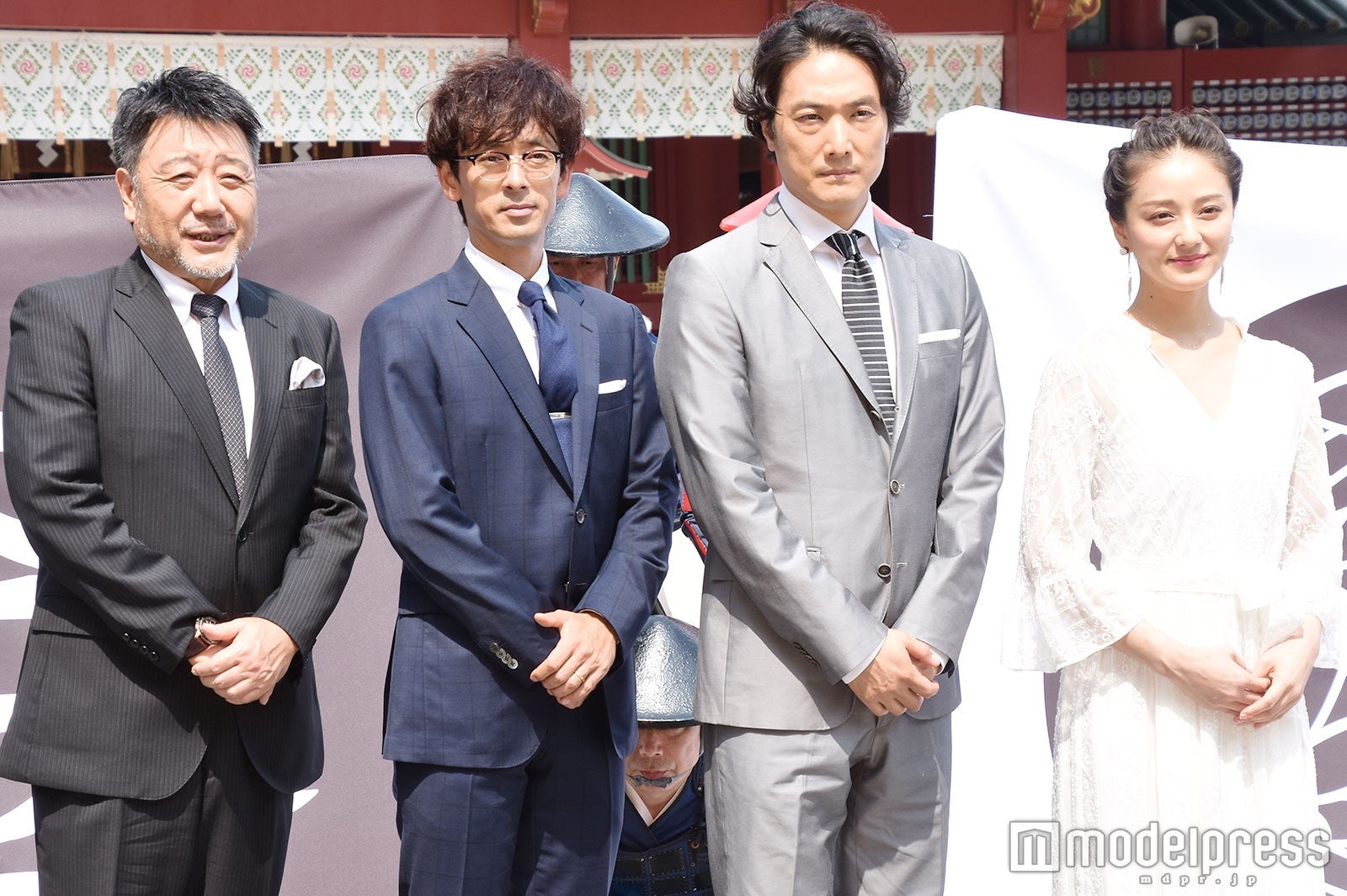 原田眞人監督、滝藤賢一、平岳大、中越典子（C）モデルプレス