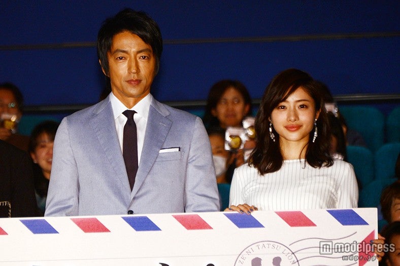 映画「風に立つライオン」初日舞台挨拶に出席した大沢たかお＆石原さとみ【モデルプレス】