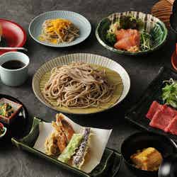 地粉生粉打ち蕎麦会席(提供写真)