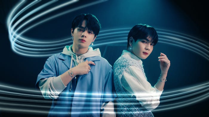 鶴房汐恩、豆原一成/JO1新CMカット(提供写真)