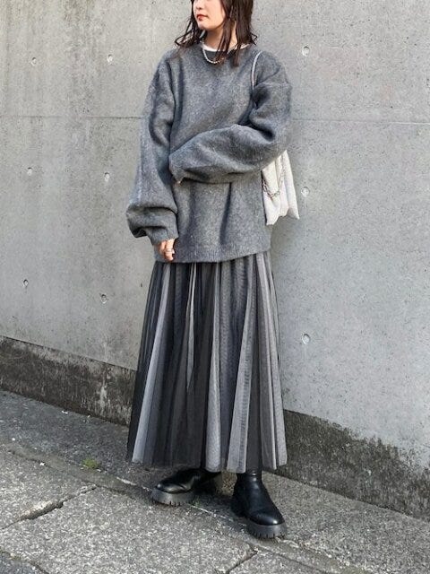 ニット グレーニット