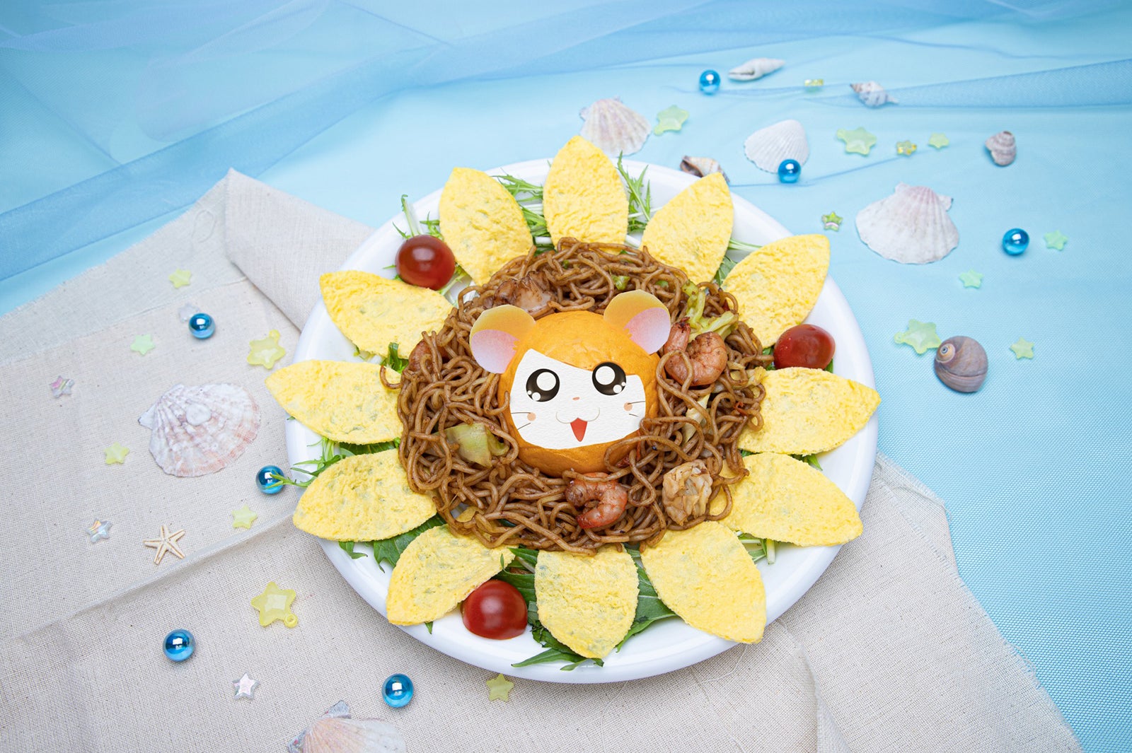 【写真】「ハム太郎カフェ2020」東京・埼玉・大阪で開催 ひまわりや海イメージのフード展開