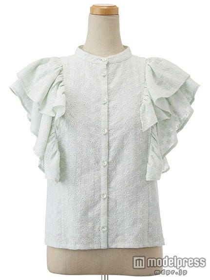 フリルショルダーレースブラウス「Supreme.La.La.」11,664円(税込)