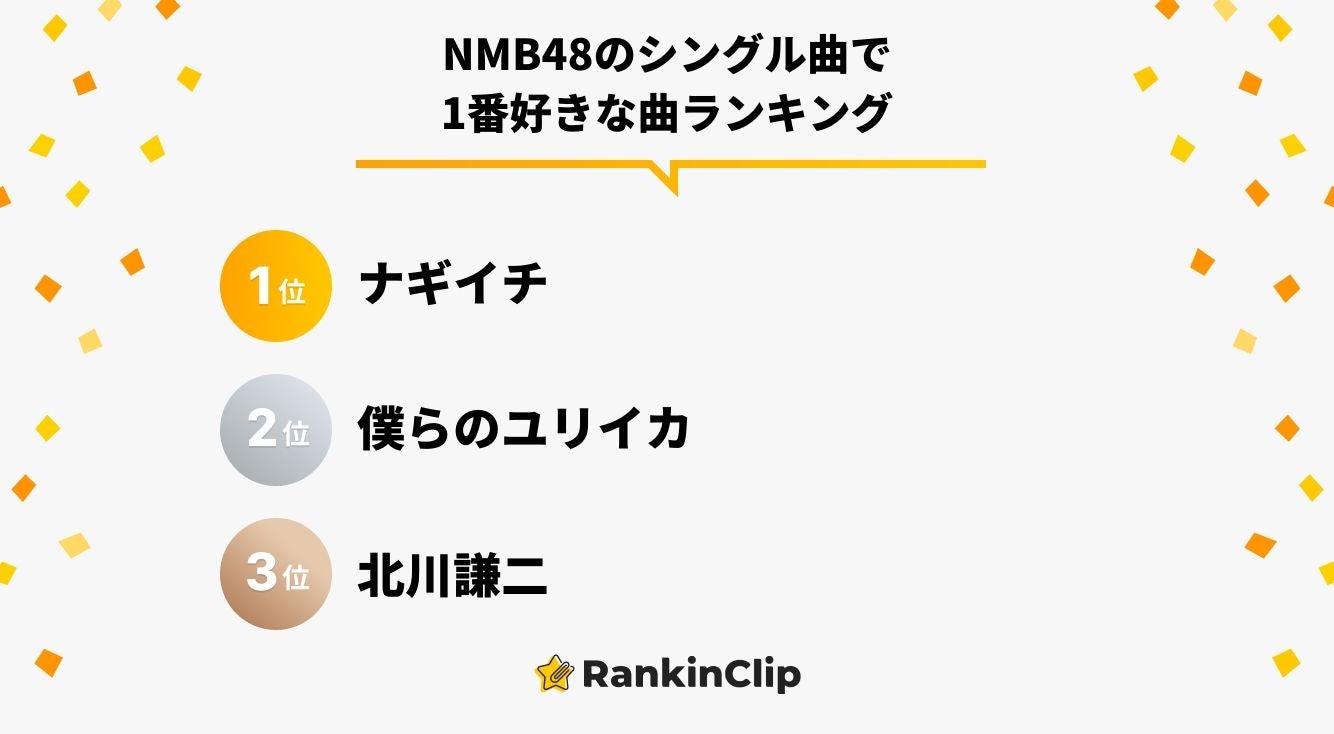 Nmb48のシングル曲で1番好きな曲ランキング モデルプレス