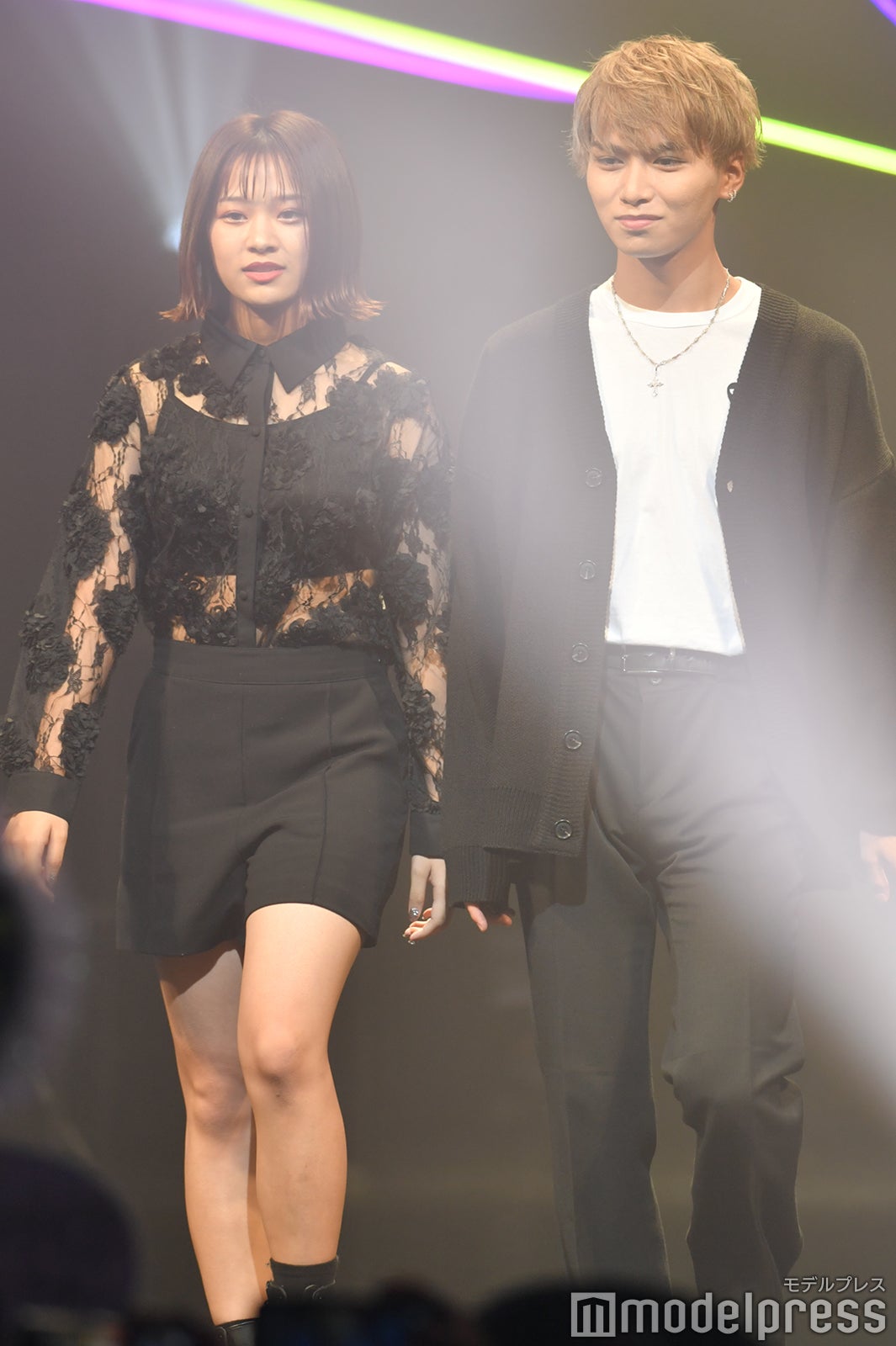 上ノ堀結愛、中里真哉斗（C）モデルプレス