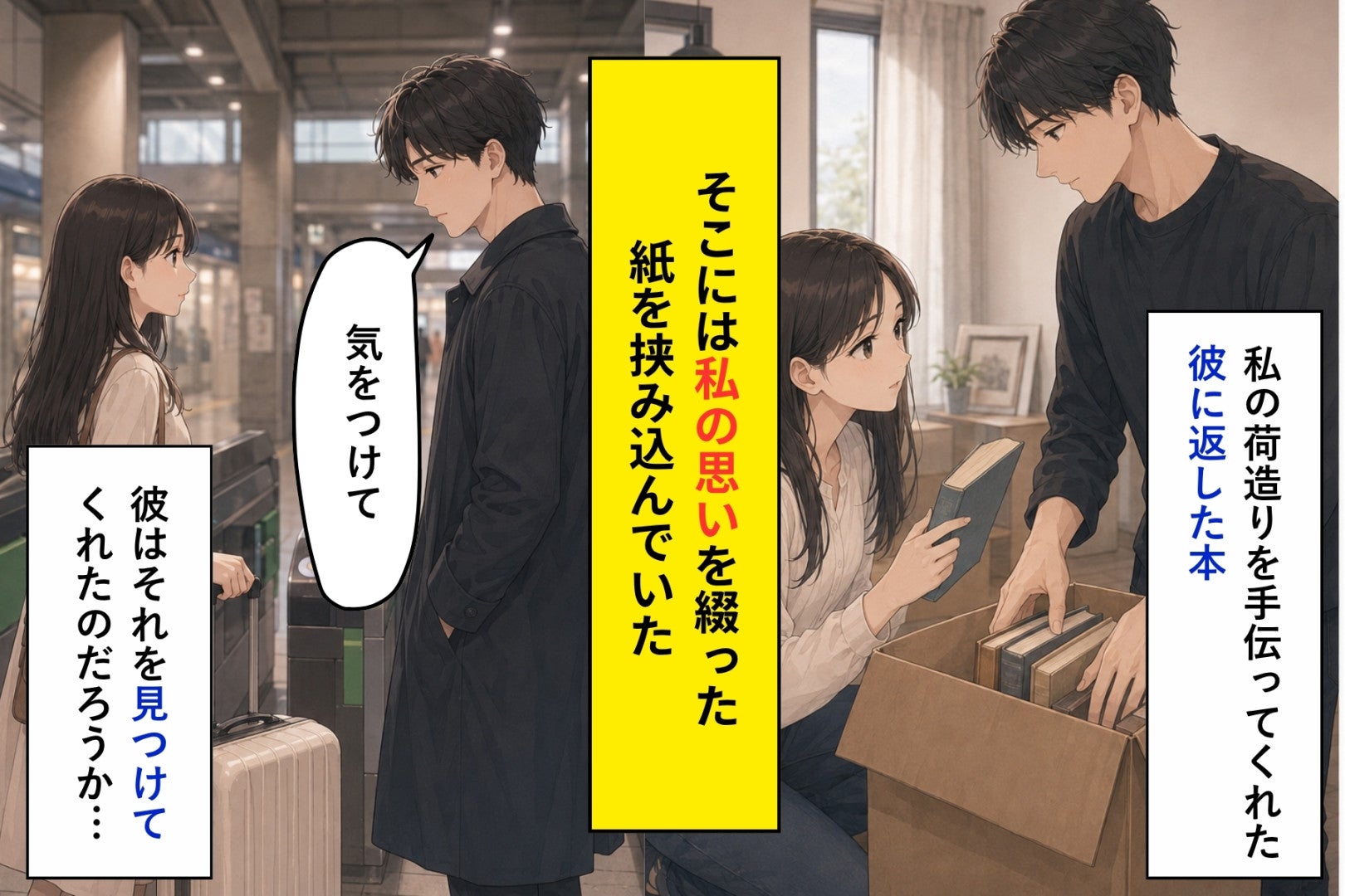 引き止めてほしいと言えなかった私が、本に挟んだ紙にだけ書けた頼みごと