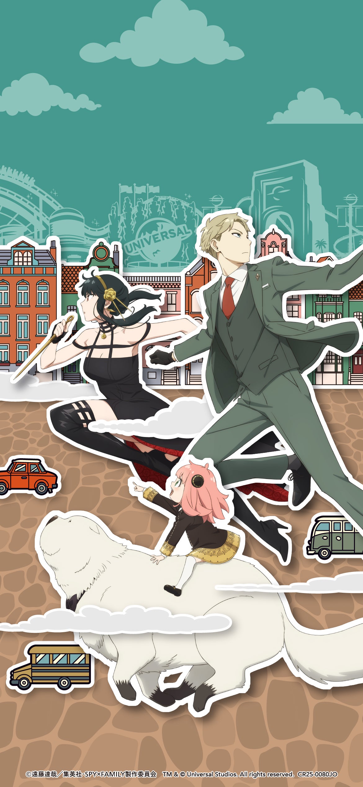 「SPY×FAMILY」オリジナルデザインの待受け画像1170_2532（C）遠藤達哉／集英社・ SPY × FAMILY 製作委員会