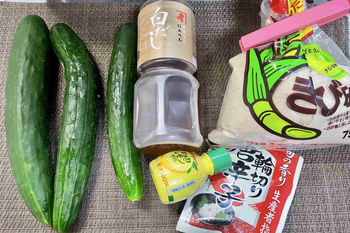 きゅうりの1本漬け